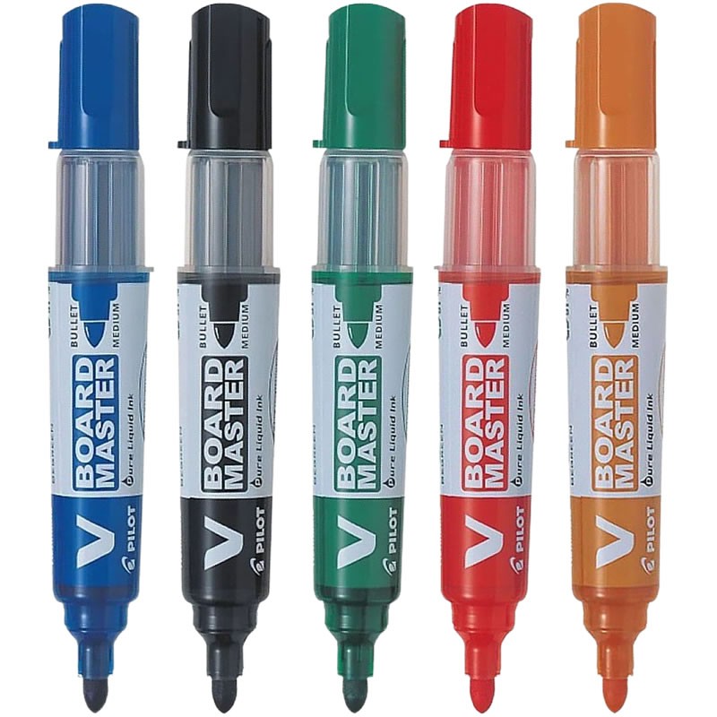 Marker tabla Pilot WBMA-VBM-M, varf rotund, 2.3mm, cu rezerva
