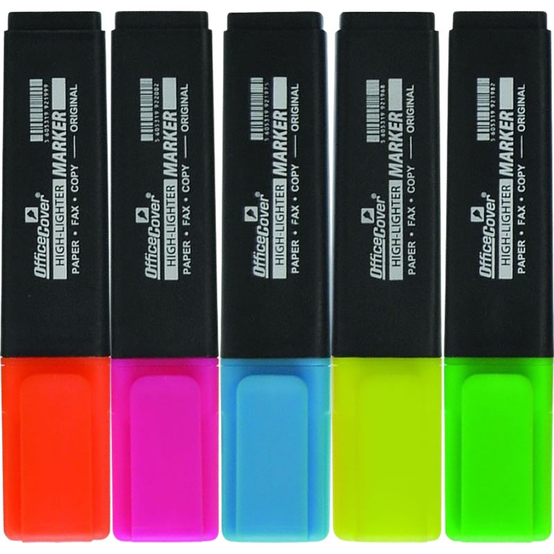 Textmarker Office-Cover HL92, varf tesit, 2-4mm, culori fluorescente