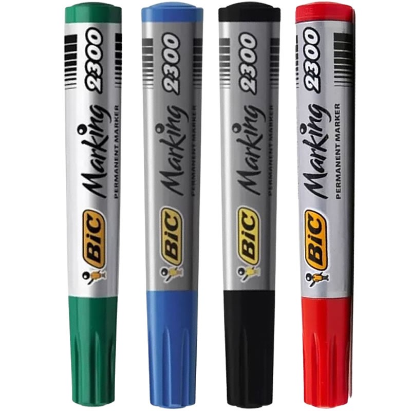 Marker permanent Bic Marking 2300, varf tesit, 3.7-5.5mm