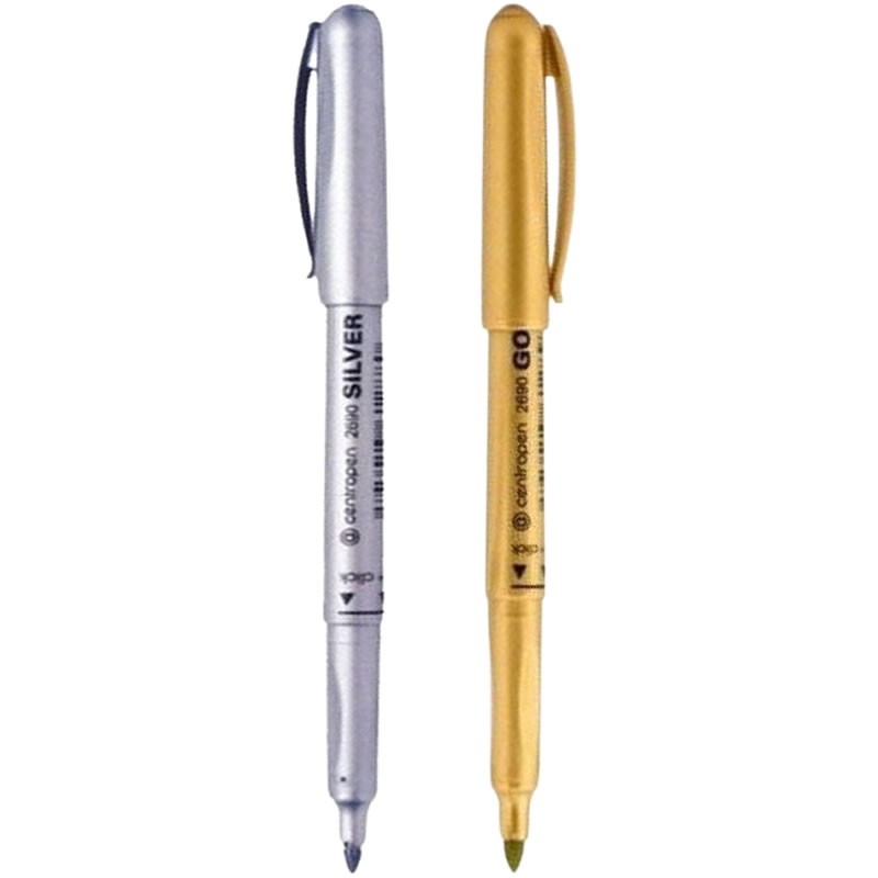 Marker permanent Centropen 2690, varf rotund, 1.5-3mm