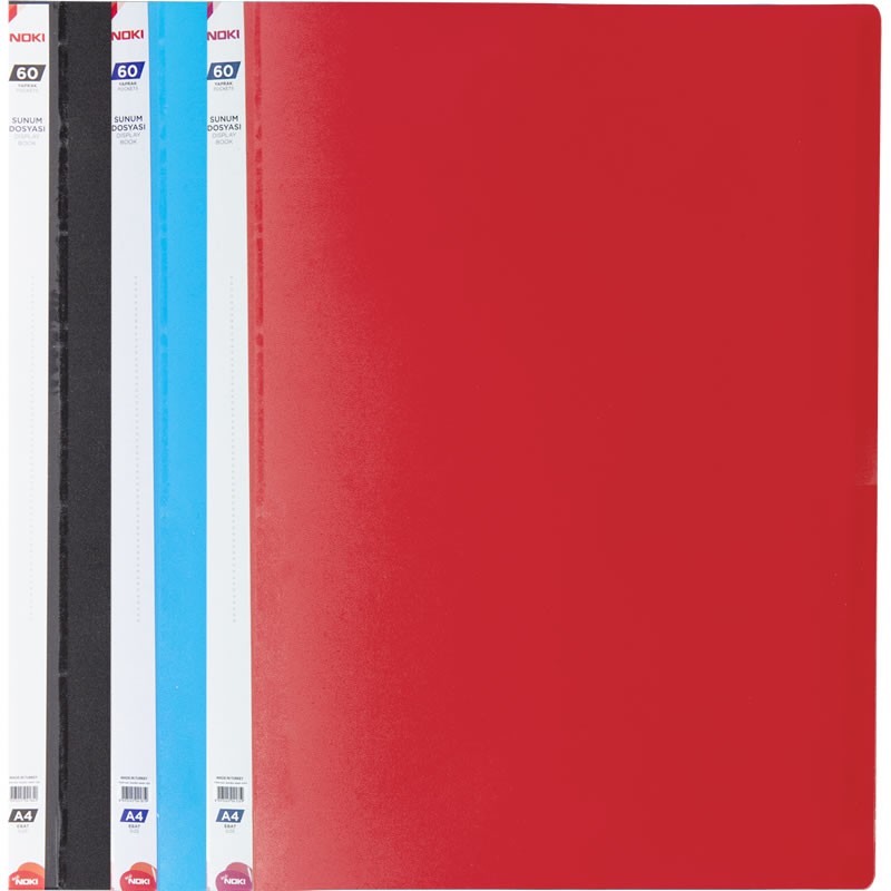 Dosar de prezentare Noki 64160-NNP, A4, capacitate 60 folii, fara elastic, plastic