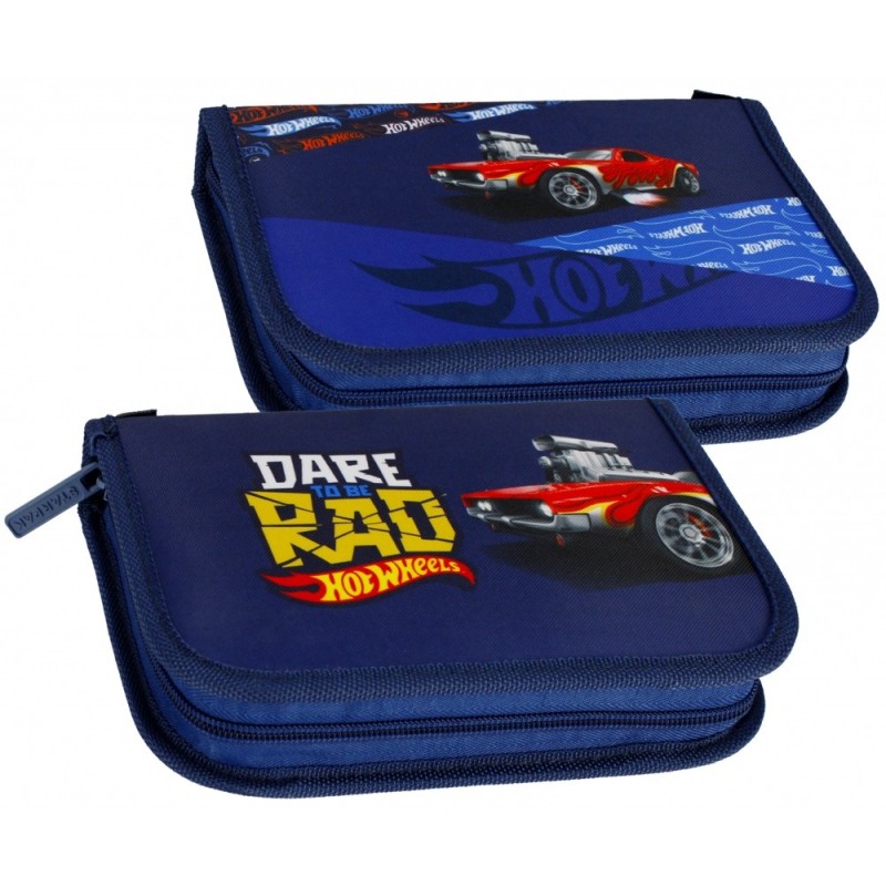 Penar echipat Starpak Hot Wheels, 1 fermoar, 2 extensii, albastru, 486070
