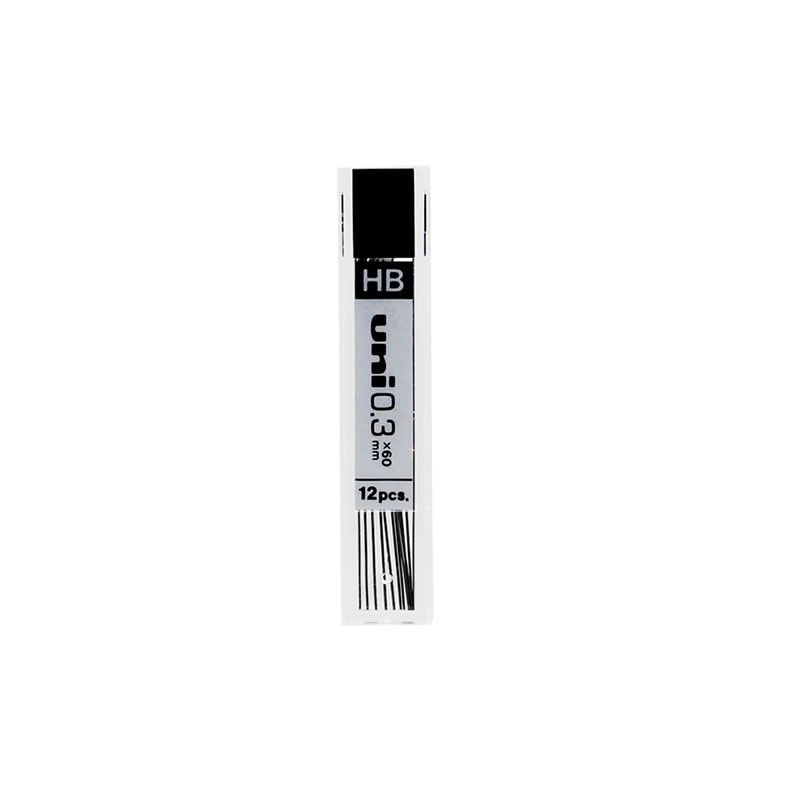 Mine creion mecanic UNI UL05-102ND, 0.3mm, HB, set 12 buc
