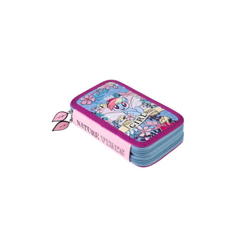 Penar echipat St.Majewski My Little Pony, 2 fermoare, bleu cu roz, 634604