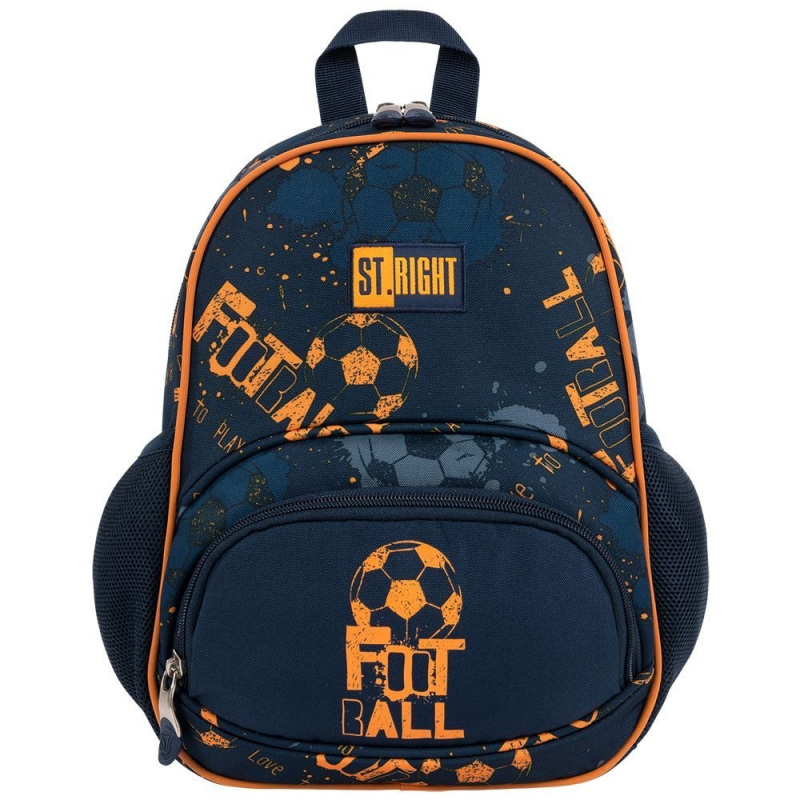 Ghiozdan St.Majewski St.Right Football, 1 compartiment, 3 buzunare, bleumarin, BP70 / 653285