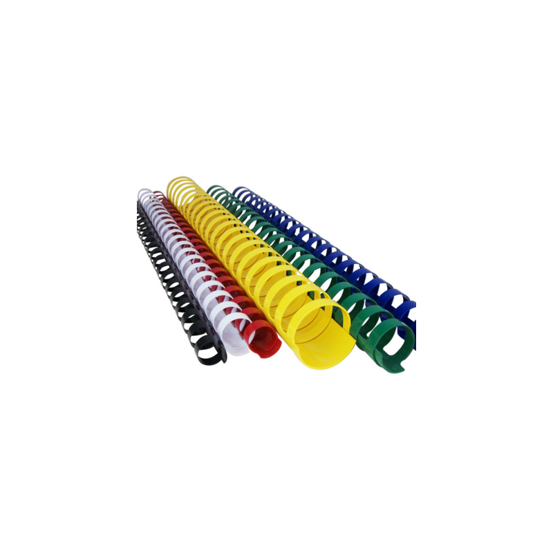 Inele plastic pentru indosariere Office Cover, 12mm, set 100 buc