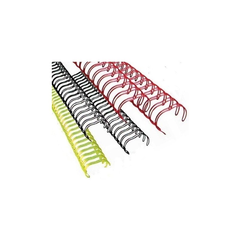 Spire metalice pentru indosariere CNX 3/8, 9.5mm, pas 3:1, negru