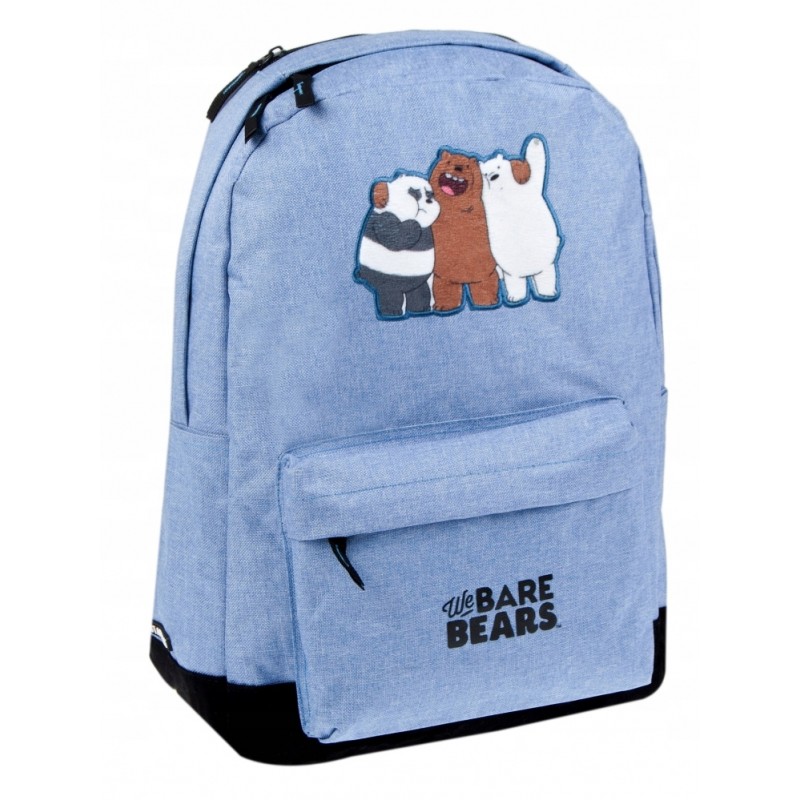Ghiozdan Starpak We Bare Bears, gradinita, 1 compartiment, 2 buzunare, albastru, 410015