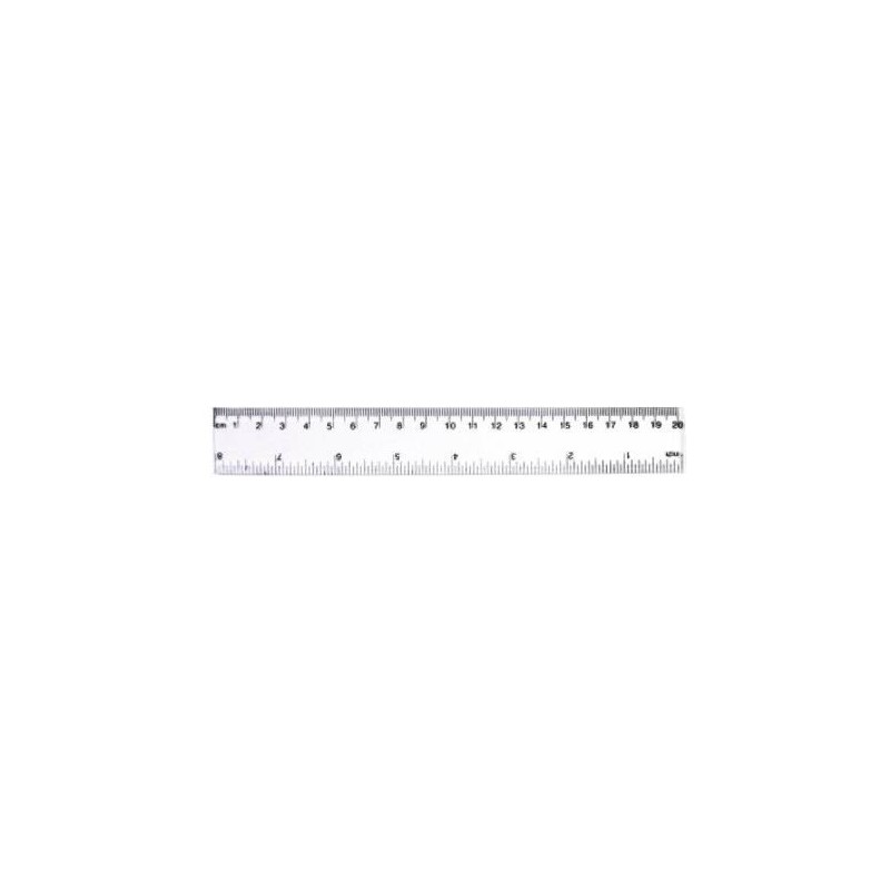 Rigla Cnx, 20cm, plastic