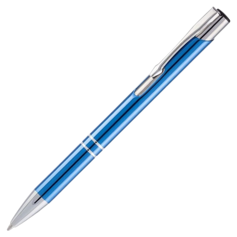 Pix cu bila Office-Cover Cosko, 1.0mm, cu mecanism, pentru personalizare, corp metalic