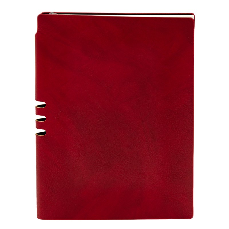 Agenda A5 nedatata CNX 229-25, coperta imitatie piele rosie