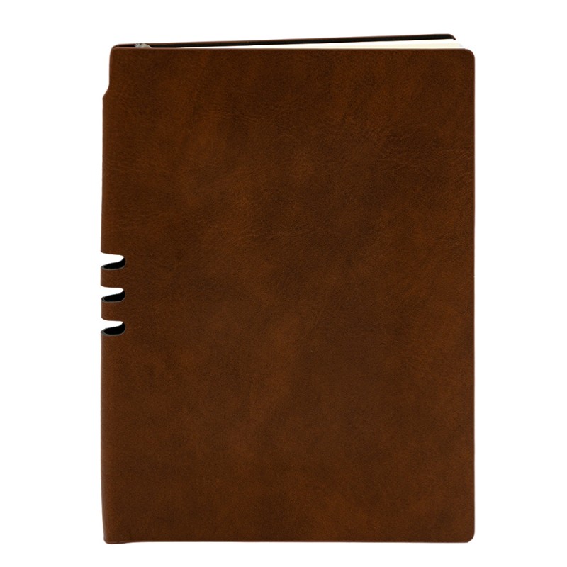 Agenda A5 nedatata CNX 229-25, coperta imitatie piele maro