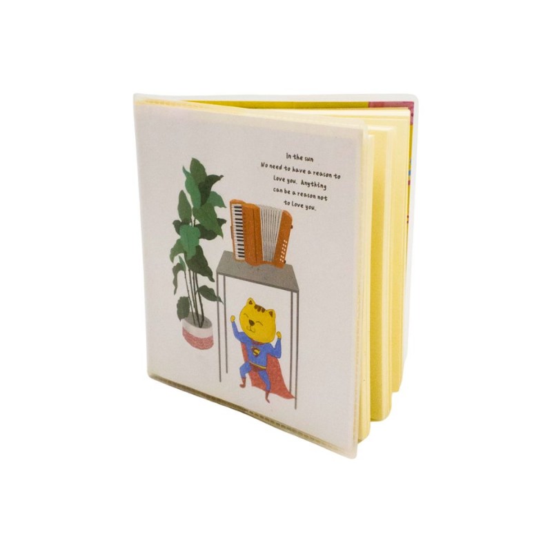 Jurnal CNX Pisica WG-795, 9.2x10cm, 160 pagini, coperta PVC transparent