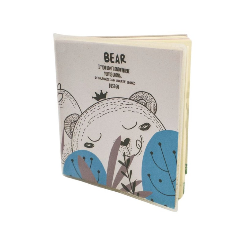 Jurnal CNX Urs WG-794, 9.2x10cm, 160 pagini, coperta PVC transparent