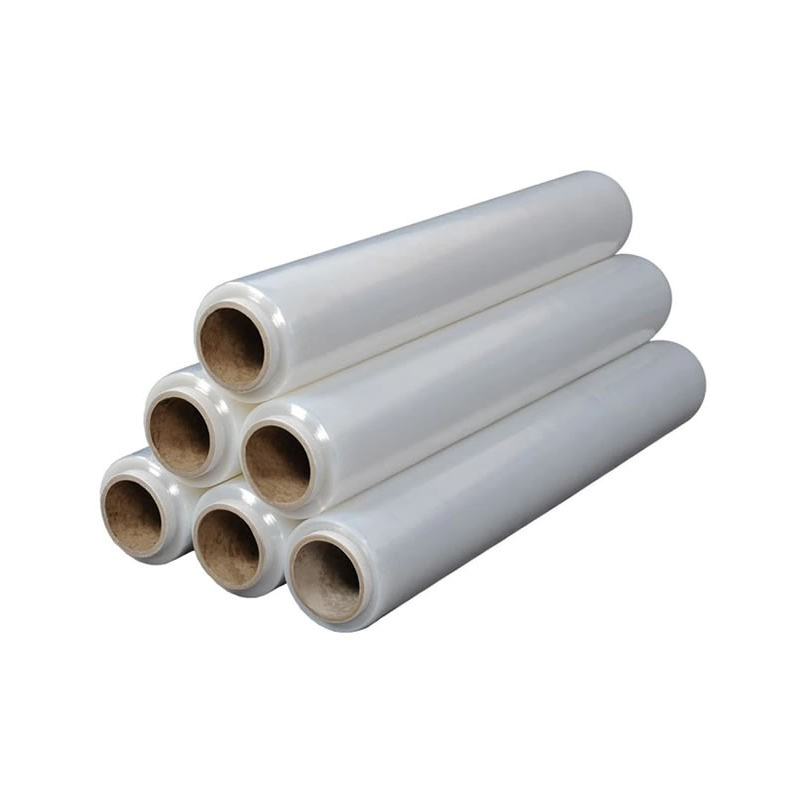 Folie stretch transparenta, 0.800kg, tub 200gr, 0.600kg folie, 23mic, 500mm