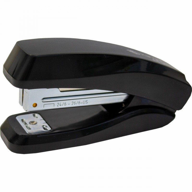Capsator Kangaro Executive ES-35P, 24/6 - 26/6, 15 coli, 48mm, plastic, negru, blister