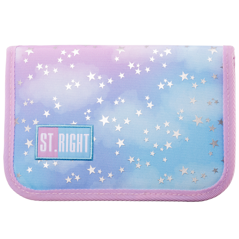 Penar neechipat St.Majewski St.Right Pastel Stars, 1 fermoar, 2 extensii, bleu cu roz, PC03 / 664144