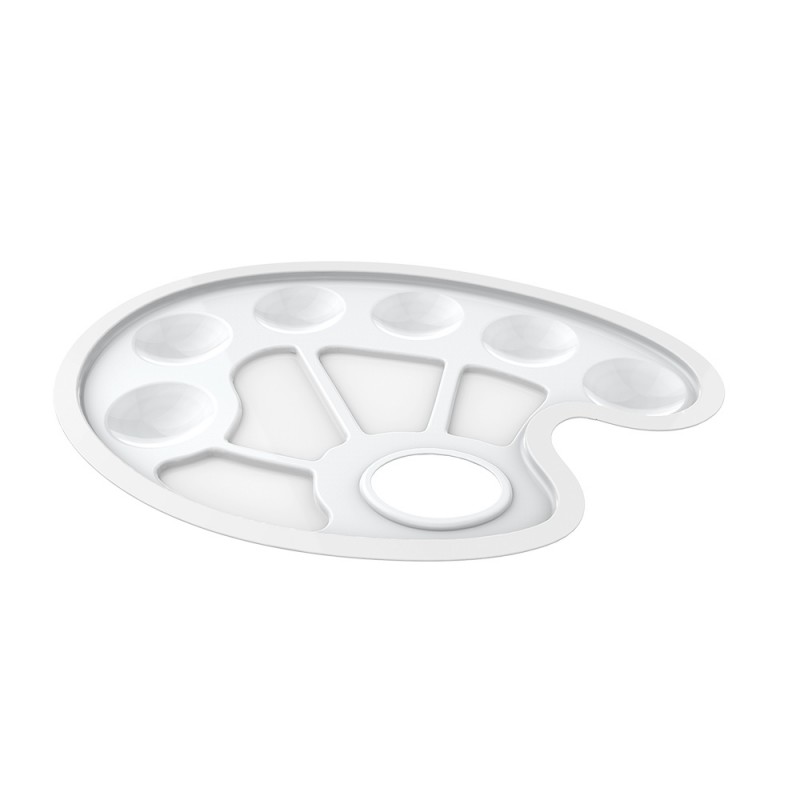 Paleta pictura Keyroad, 23.2cm, plastic, ovala, KR971855