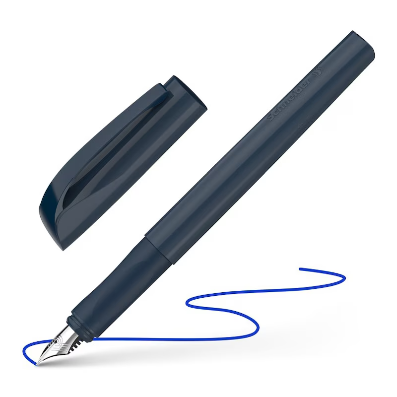 Stilou Schneider Xpect STI169 / 1690 11, varf M, alimentare rezerve, corp plastic space blue, grip cauciucat