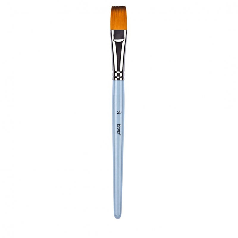 Pensula Brons BR-790, varf lat, nr. 20, pictura cu ulei/apa