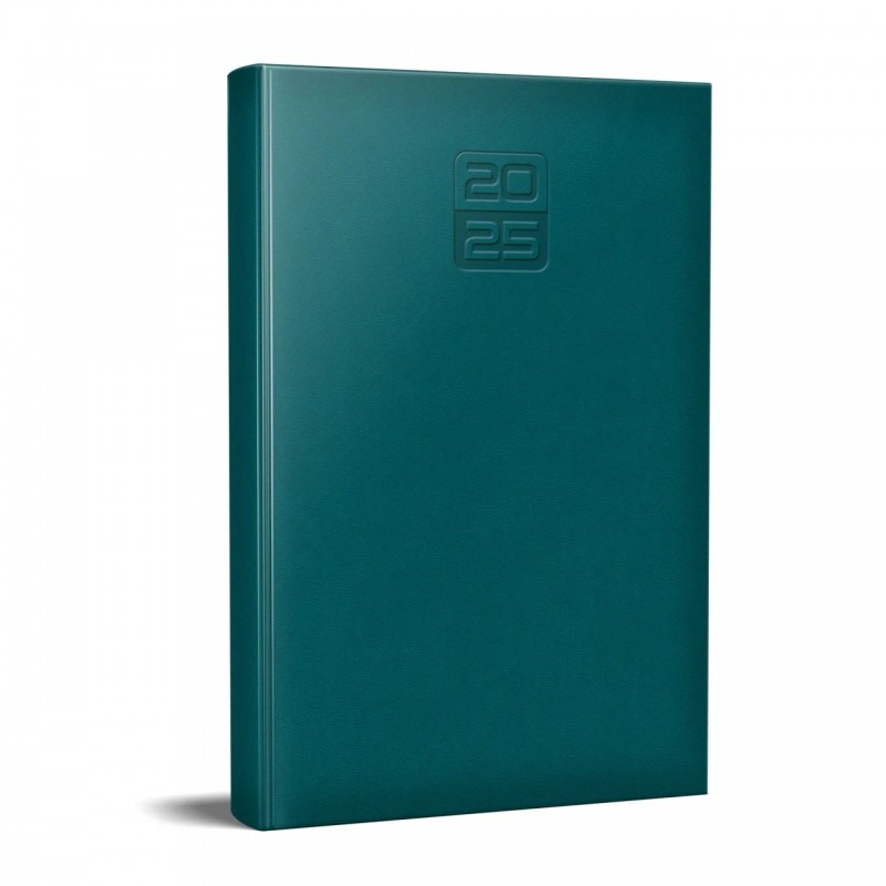 Agenda A5 datata 2026 Herlitz, 352 pagini, coperta buretata albastru petrol