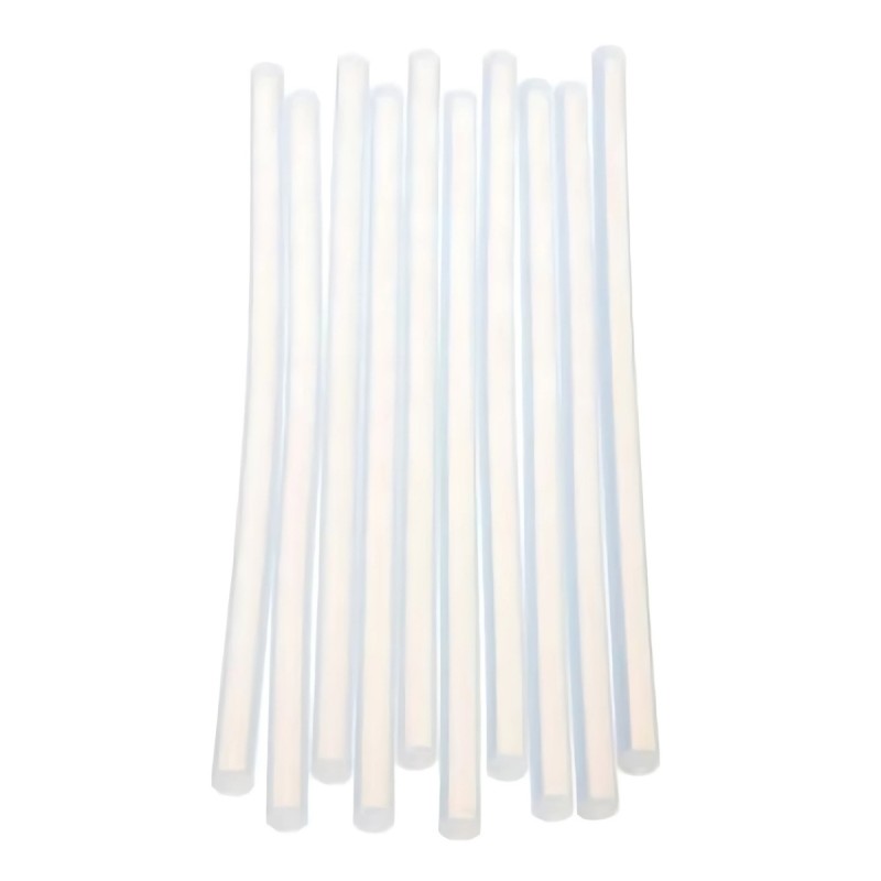 Baton silicon Colorarte, lipire la cald, 11mm x 30cm, transparent, set 10 buc
