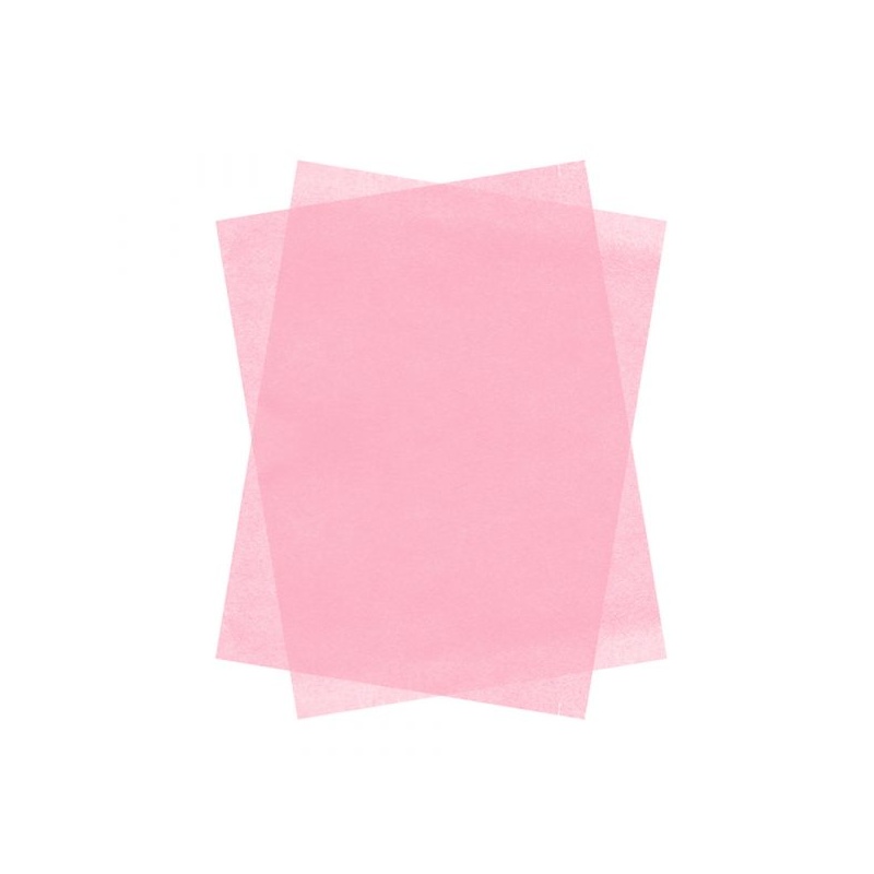 Hartie matase Colorarte, 66x50cm, roz pal, set 100 coli
