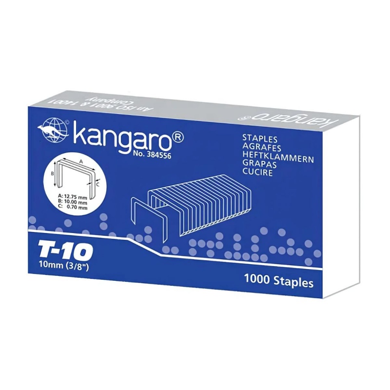 Capse Kangaro T-10, 10mm, pentru Tacker TP-10, TS-610, TS-13H