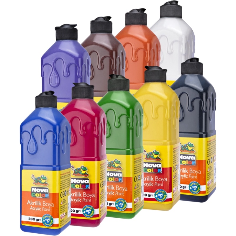 Culori acrilice Nova Color, 500+100g