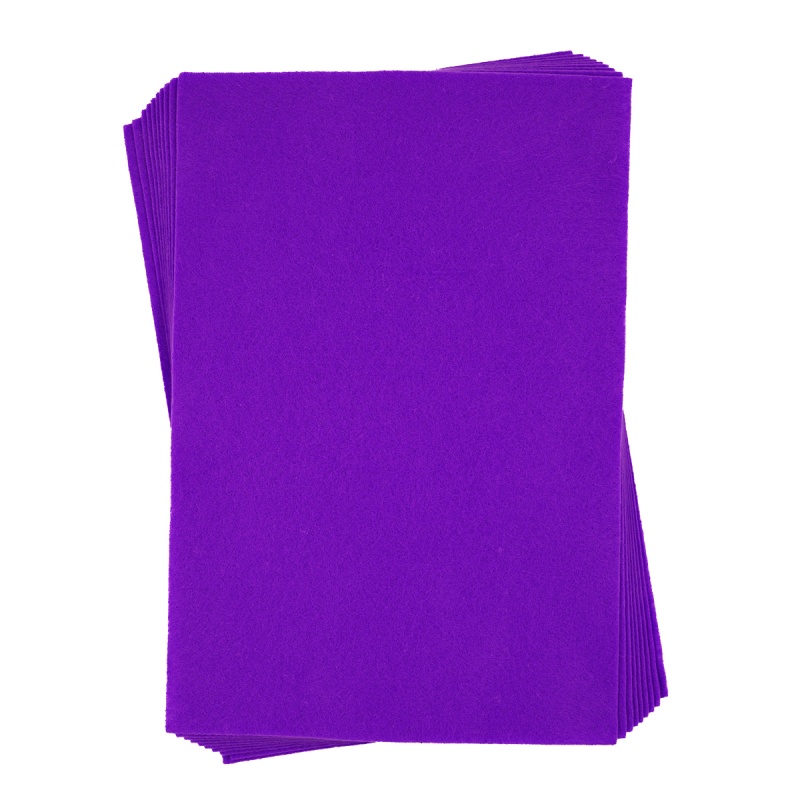 Coli fetru A4, 1mm, violet, set 10 coli, Colorarte