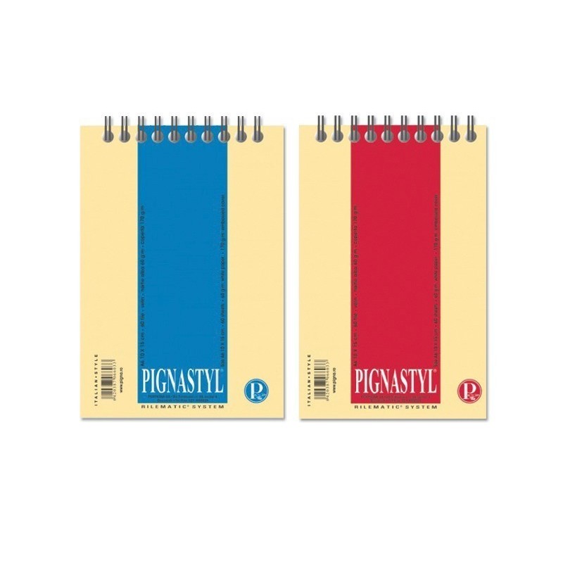 Blocnotes A6 Pigna Styl, 60 file, matematica, cu spira