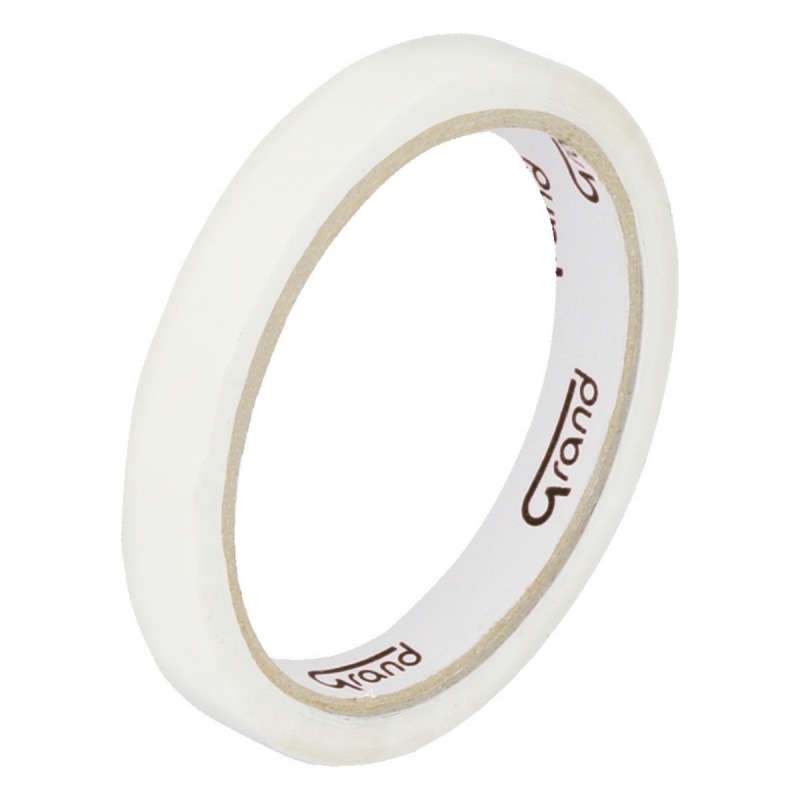 Banda adeziva Grand 130-1952, pentru sigilat pungi, 12mm x 50m, alb