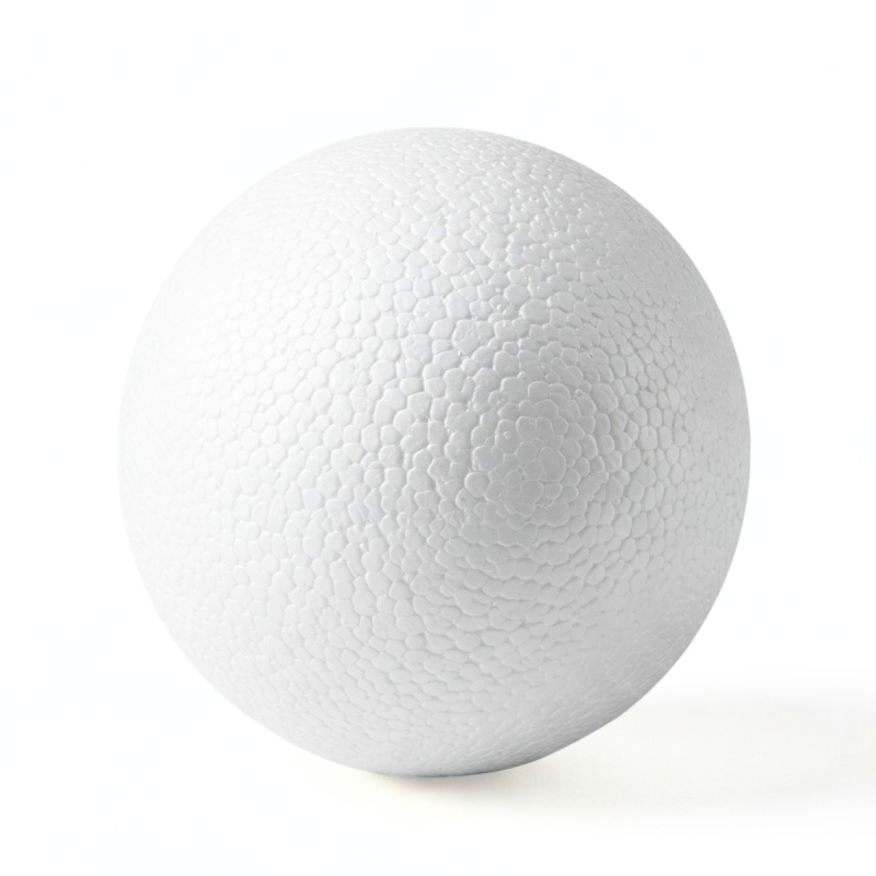 Accesorii creatie - polistiren HD - sfera, alb, 8cm, Colorarte