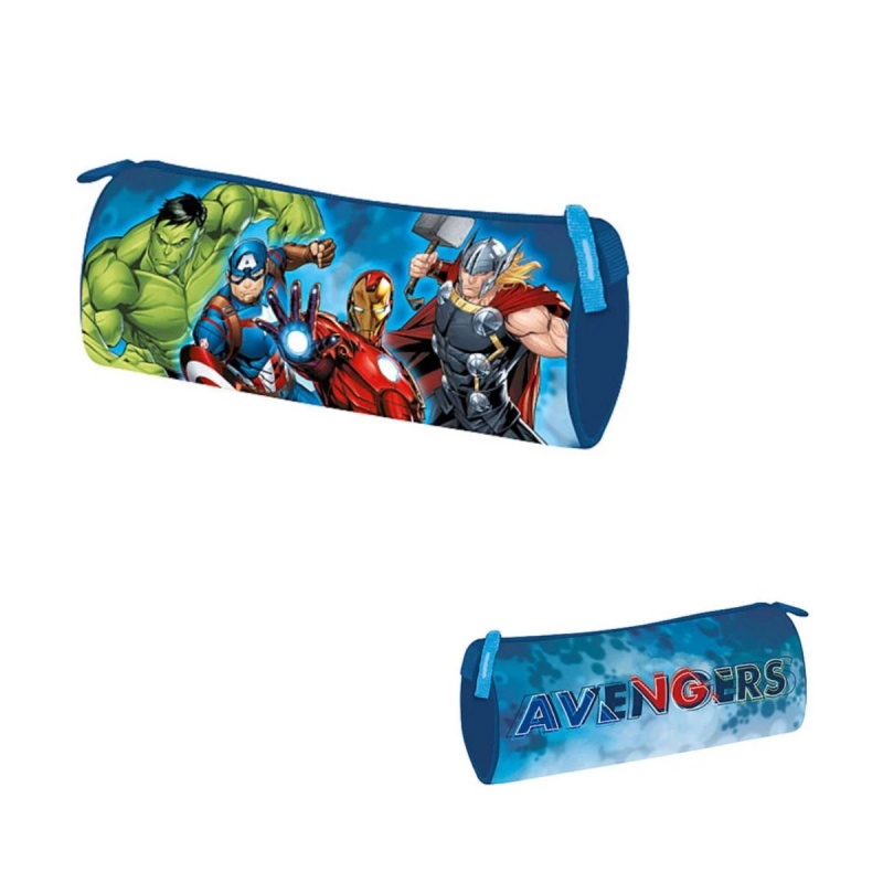Penar neechipat St.Majewski Avengers, 1 fermoar, albastru, cilindric
