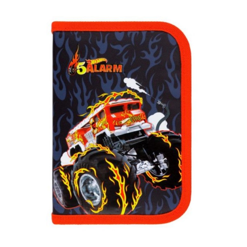 Penar neechipat St.Majewski Hot Wheels, 1 fermoar, 2 extensii, negru cu rosu