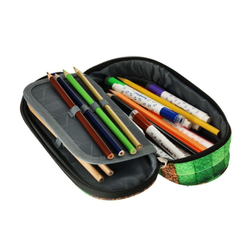 Penar neechipat St.Majewski LOOZZ Play Games, 1 fermoar, 1 extensie, negru cu maro si verde