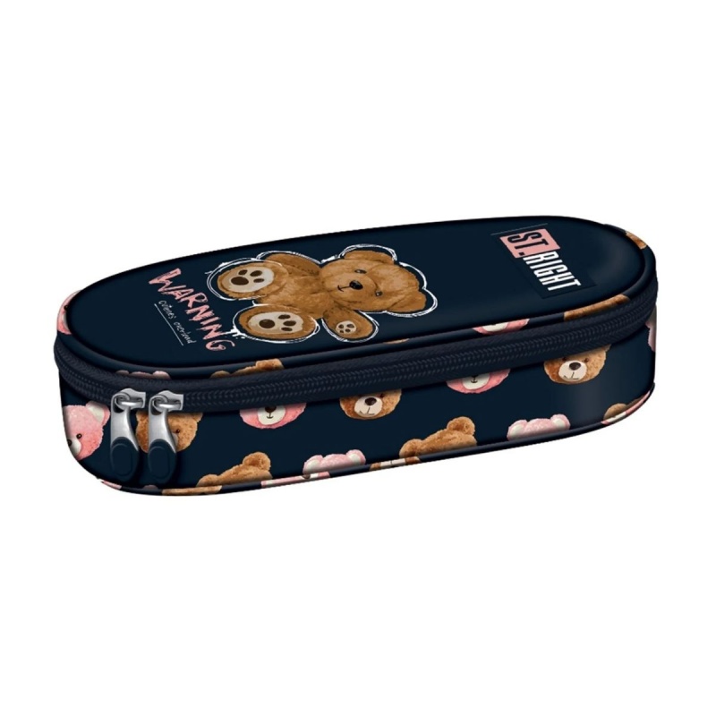 Penar neechipat St.Majewski St.Right Teddy Bear, 1 fermoar, 1 extensie, bleumarin