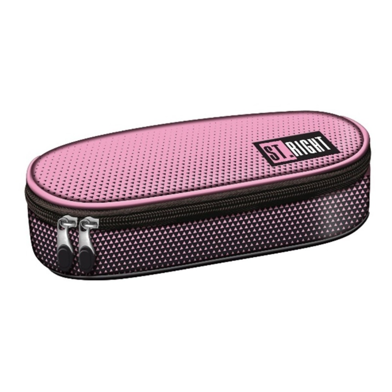 Penar neechipat St.Majewski St.Right Pink Gradient, 1 fermoar, 1 extensie, negru cu roz