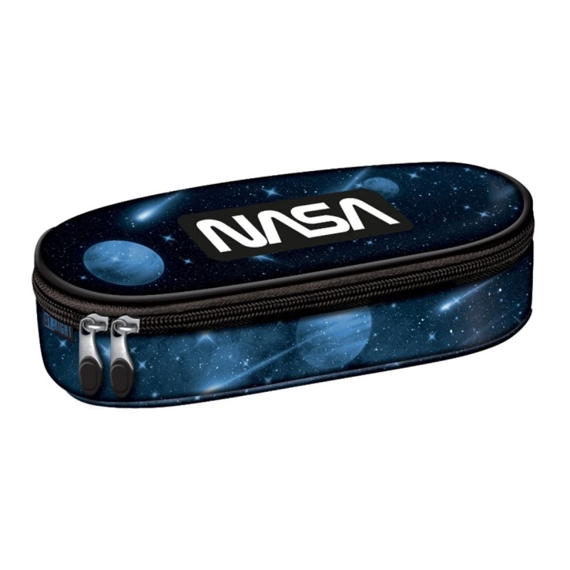 Penar neechipat St.Majewski St.Right Planets, 1 fermoar, 1 extensie, negru cu albastru