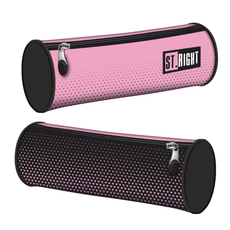 Penar neechipat St.Majewski St.Right Pink Gradient, 1 fermoar, roz cu negru, cilindric
