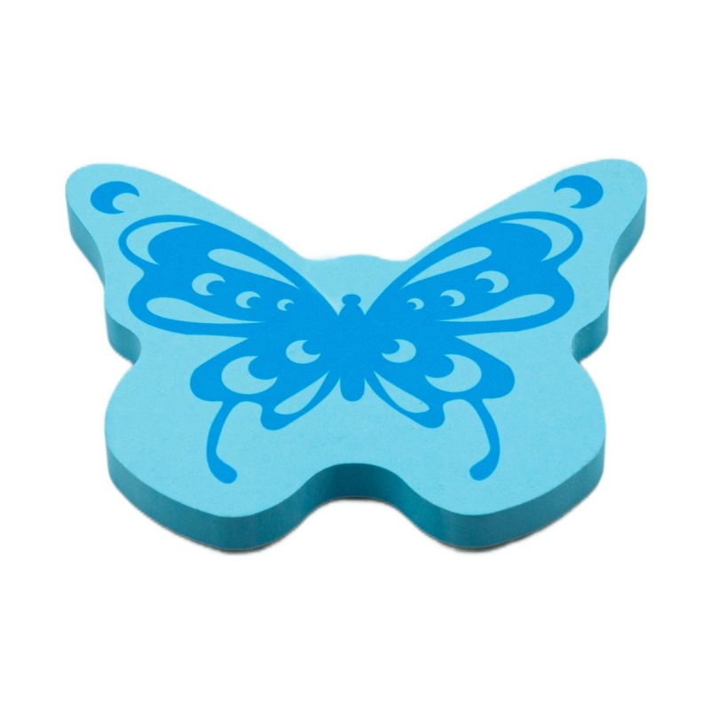 Notes adeziv Office Cover C70-010, 50 coli, 75x75mm, bleu, forma fluture, blister