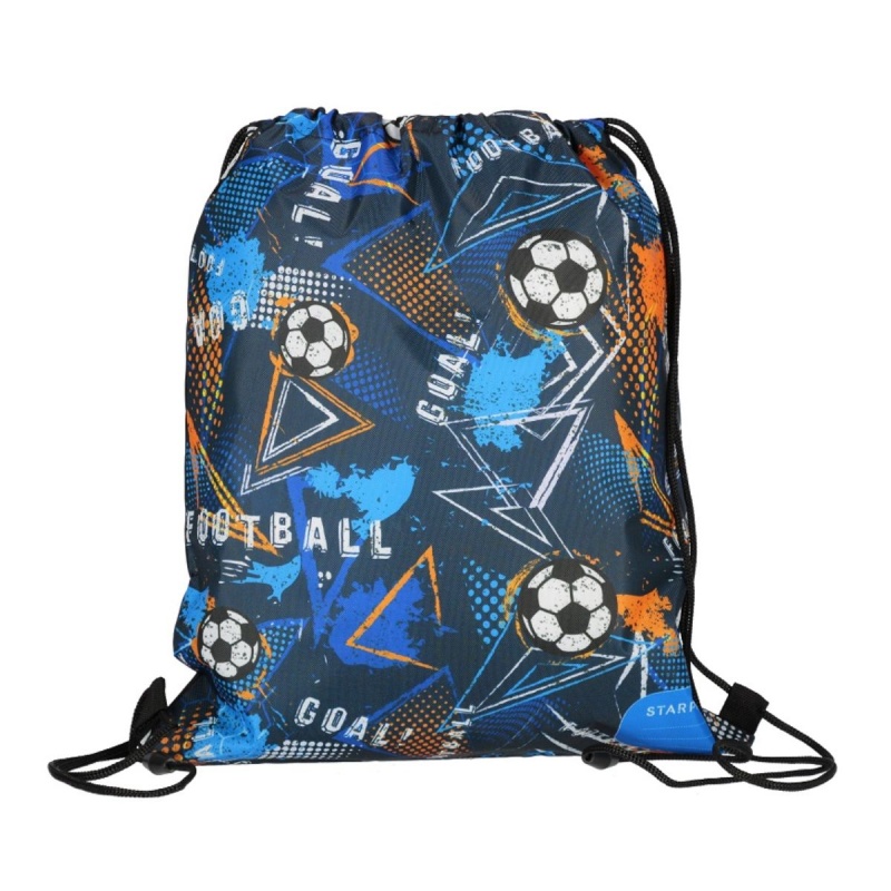 Rucsac cu snur pentru copii Starpak Football, 38.5x33cm, 550830