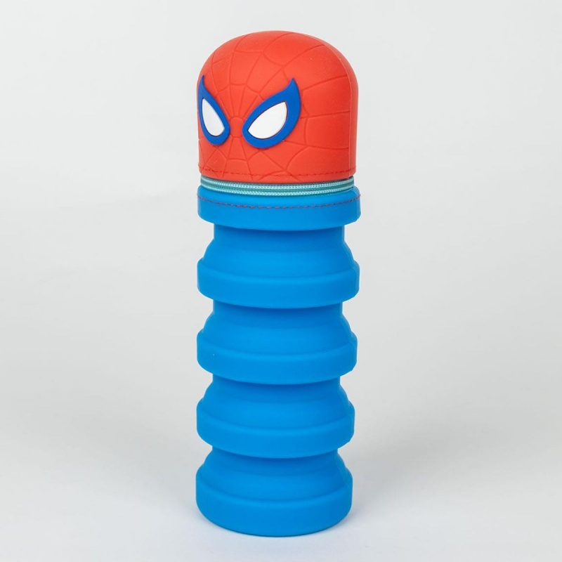 Penar neechipat Cerda 3D Spiderman, 1 fermoar, siliconic, extensibil, 6.5x19x6.5cm, 395938