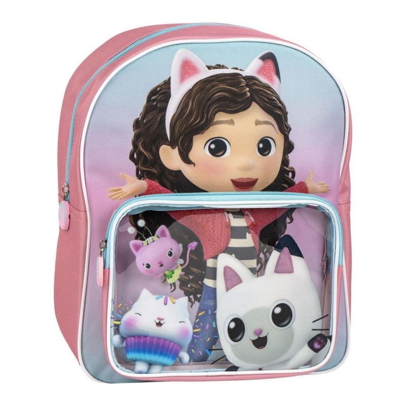 Ghiozdan gradinita Cerda Gabbys Dollhouse, 25x30x12cm, 509700