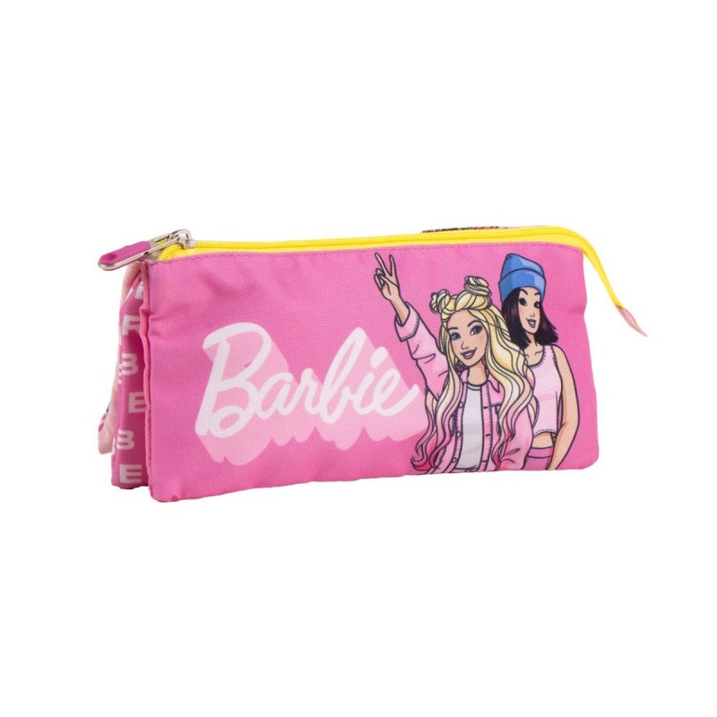 Penar neechipat Cerda Barbie, 1 fermoar, 3 compartimente, 22.5x11.5x2cm, 493658