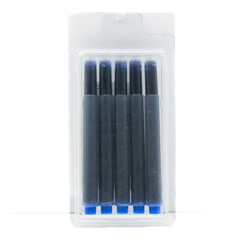 Patroane cerneala lungi (rezerve) Colorarte Kombi Universale, cerneala albastra, blister 5 buc