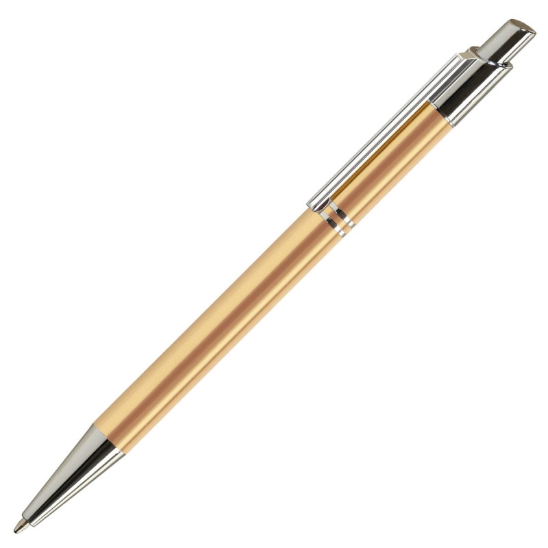 Pix cu bila Office-Cover Tiko, 1.0mm, cu mecanism, pentru personalizare, corp metalic, auriu