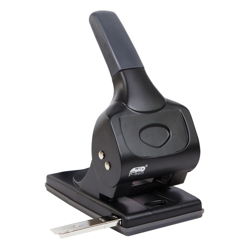 Perforator STD P-865, 65 coli, plastic, negru