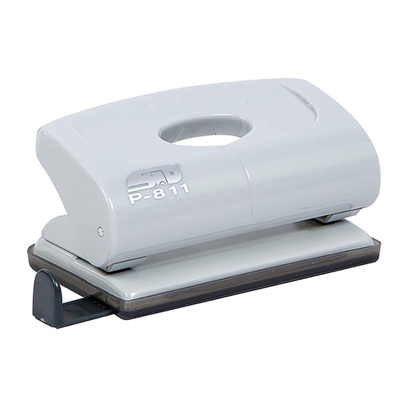 Perforator STD P-811, 10 coli, plastic, gri
