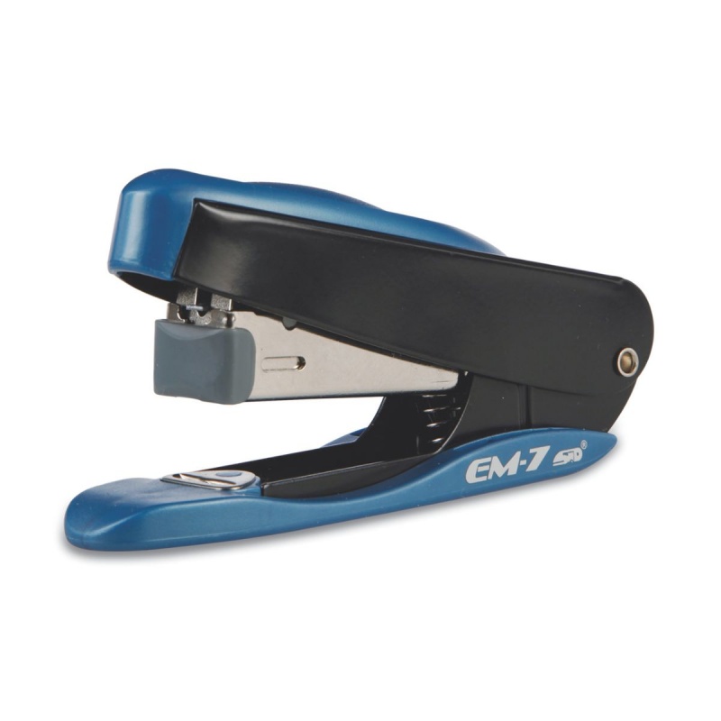 Capsator STD EM-7, 24/6, 20 coli, 25mm, plastic, albastru/negru